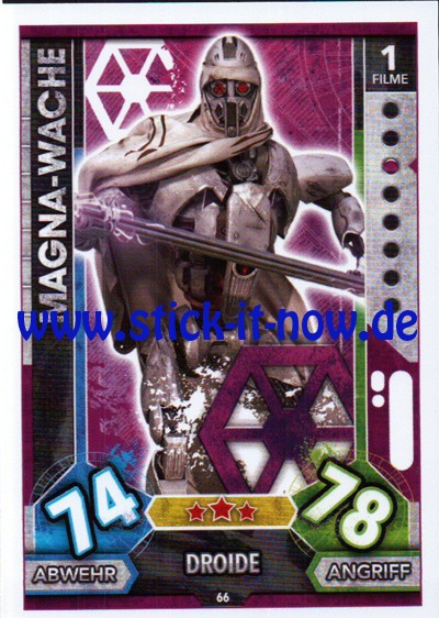 Topps Star Wars FORCE ATTAX UNIVERSE (2017) - Nr. 66