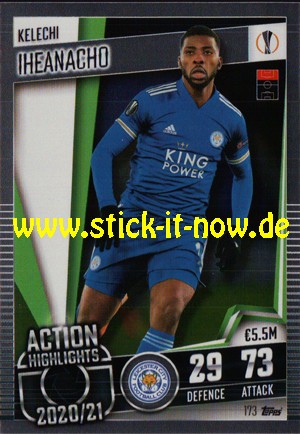 Topps Match Attax 101 (2021) - Nr. 173 ( Action Highlights )