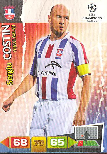 Sergiu Costin - Panini Adrenalyn XL CL 11/12 - FC Otelul Galati