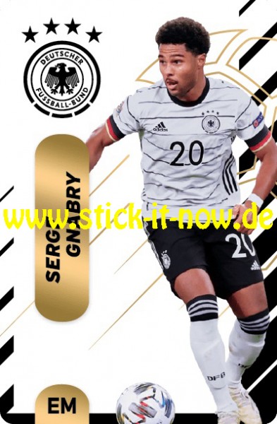 Ferrero Team Sticker EM 2020 (2021) - "Action" Nr. 19 ( Gnabry )