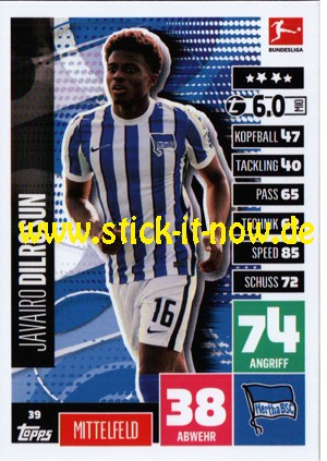 Topps Match Attax Bundesliga 2020/21 - Nr. 39