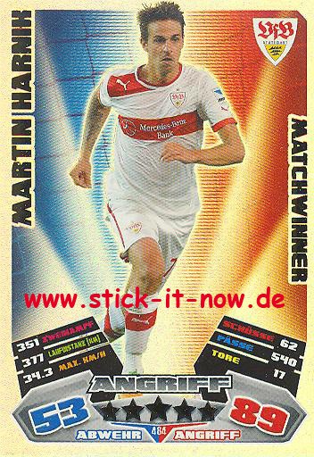 Match Attax 12/13 EXTRA - Martin Harnik - VfB Stuttgart - MATCHWINNER - Nr. 484
