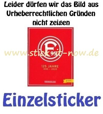 125 Jahre Fortuna Düsseldorf (2020) - Nr. 52 (Glitzer)
