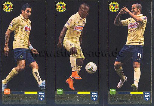 Panini FIFA 365 Sticker - Nr. 630 - 631 - 632