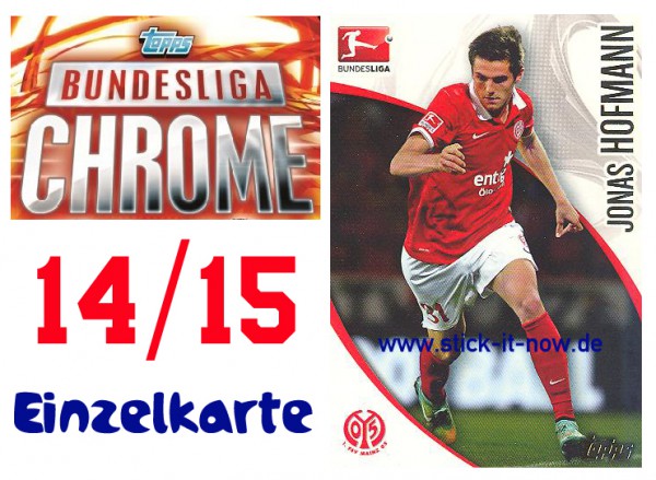 Topps Bundesliga Chrome 14/15 - JONAS HOFMANN - Nr. 139