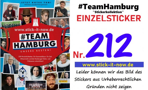 #TeamHamburg "Sticker" (2021) - Nr. 212