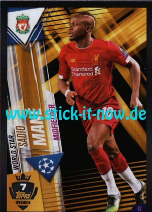 Topps Match Attax 101 (2020) - Nr. W7 (Stickerkarte S7)