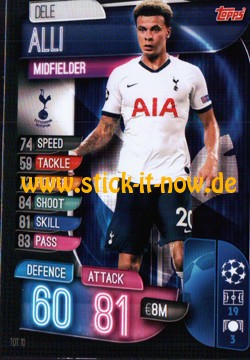 Match Attax Champions League 2019/20 - Nr. TOT 10