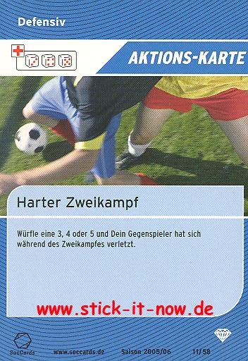 SocCards 05/06 - Aktions-Karte - Nr. 11/58