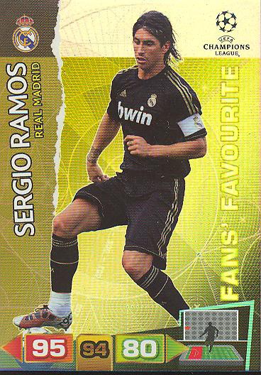 Sergio Ramos - Panini Adrenalyn XL CL 11/12 - Fans Favourite - Real Madrid