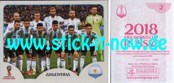 Panini WM 2018 Russland "Sticker" INT/Edition - Nr. 261