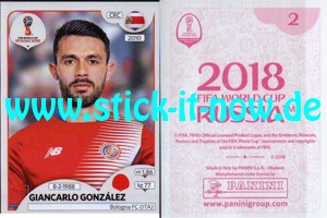 Panini WM 2018 Russland "Sticker" INT/Edition - Nr. 383