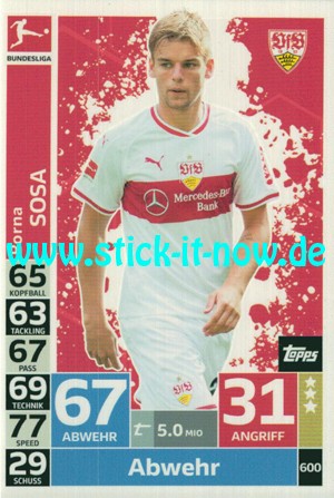 Topps Match Attax Bundesliga 18/19 "Extra" - Nr. 600