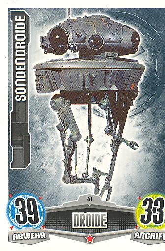 Force Attax - SONDENDROIDE - Droide - Imperium - Movie Collection