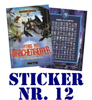 Netto - Mythos der Drachenreiter (2019) "Sticker" - Nr. 12