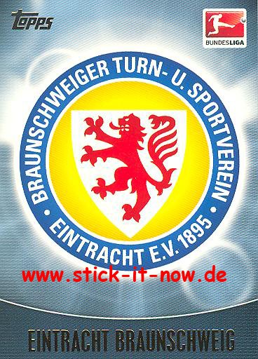 Bundesliga Chrome 13/14 - EIN. BRAUNSCHWEIG - Club-Karte - Nr. 217