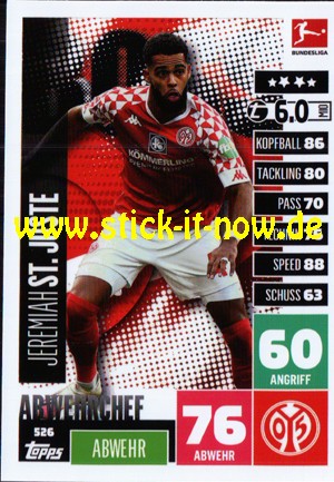 Topps Match Attax Bundesliga 2020/21 "Extra" - Nr. 526