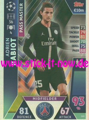 Match Attax CL 18/19 "Road to Madrid" - Nr. 160
