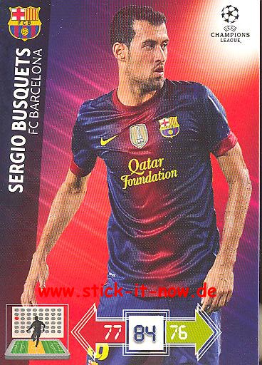 Panini Adrenalyn XL CL 12/13 - FC Barcelona - Sergio Busquets