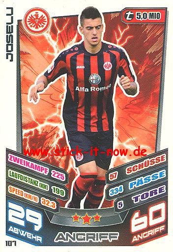 Match Attax 13/14 - Ein. Frankfurt - Joselu - Nr. 107