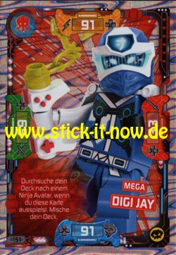 Lego Ninjago Trading Cards - SERIE 5 (2020) - Nr. 151 ( Mega Karte )