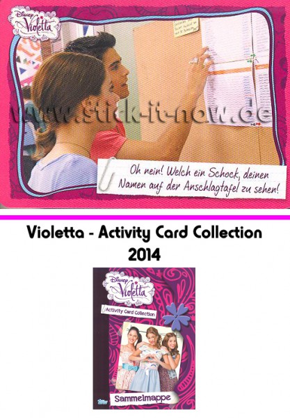 Disney Violetta - Activity Cards (2014) - Nr. 61