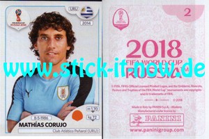 Panini WM 2018 Russland "Sticker" INT/Edition - Nr. 89