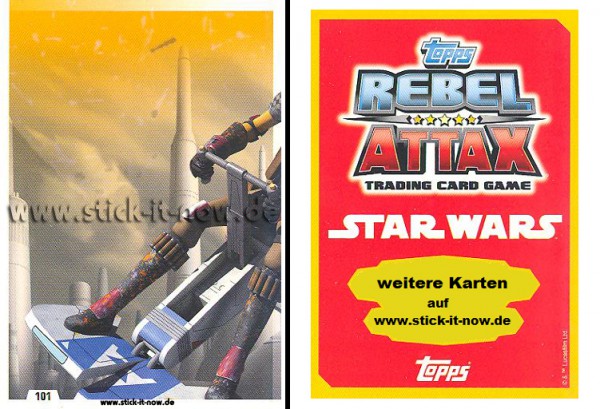 Rebel Attax - Serie 1 (2015) - STRIKE-FORCE - REBELLION 2 - Nr. 101