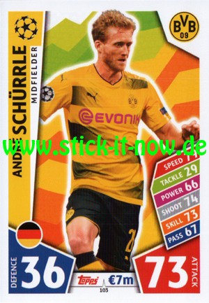 Match Attax Champions League 17/18 - Nr. 103