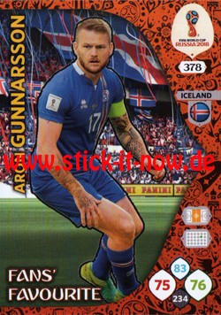 Adrenalyn XL "WM Russia 2018" - Nr. 378 (FANS FAVOURITE)