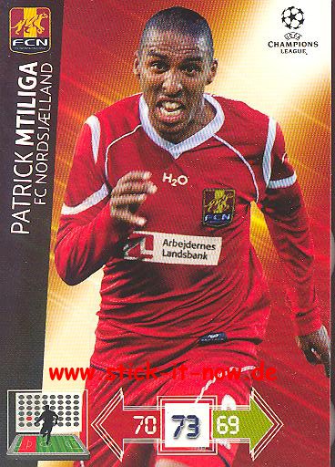 Panini Adrenalyn XL CL 12/13 - FC Nordsjaelland - Patrick Mtiliga