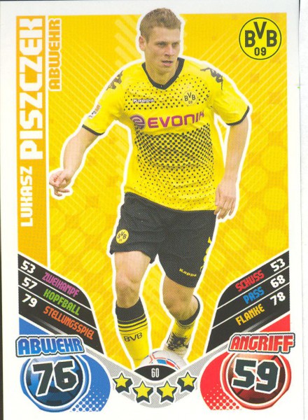 Lukasz Piszczek - Match Attax 11/12