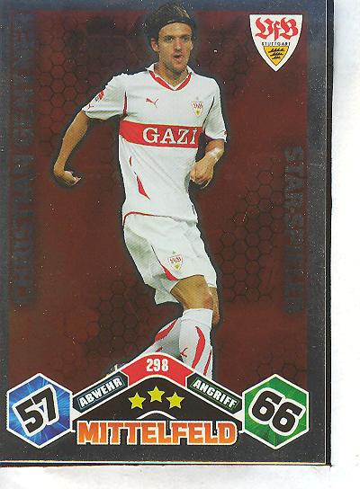 Match Attax 10/11 - CHRISTIAN GENTNER - Star-Spieler - 298