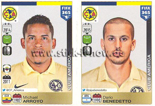 Panini FIFA 365 Sticker - Nr. 637 - 638