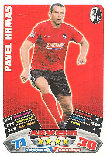 Match Attax 12/13 - Pavel Krmas - SC Freiburg - Nr. 95