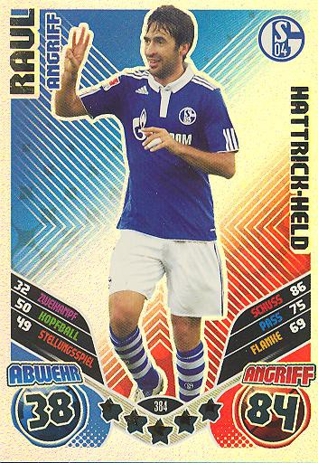 Raul - Hattrick-Held - Match Attax 11/12