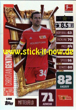 Topps Match Attax Bundesliga 2020/21 "Extra" - Nr. LE 22 (Limitierte Auflage)