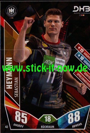 LIQUI MOLY Handball Bundesliga "Karte" 21/22 - Nr. 42 (Glitzer)