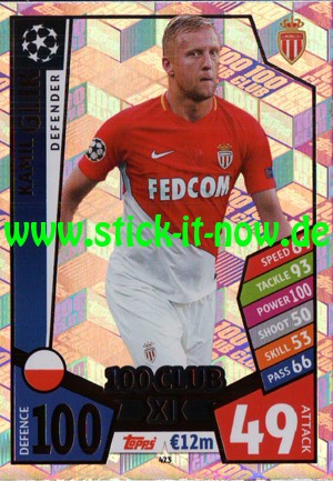 Match Attax Champions League 17/18 - Nr. 423 (100 Club XL)