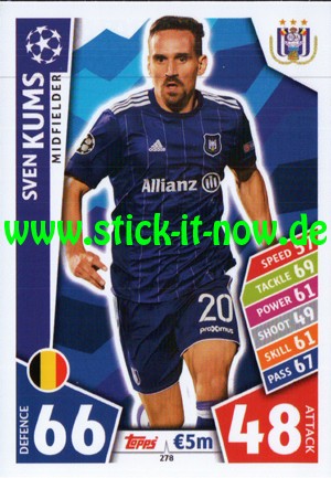 Match Attax Champions League 17/18 - Nr. 278
