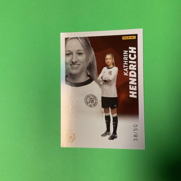 DFB Frauen Team-Set 2025 - Nr. BA-12 ( Kathrin Hendrich ) - Rot 38/50