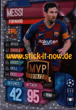 Match Attax Champions League 2019/20 - Nr. C BAR (Club MVPs)