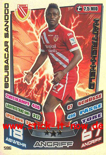 Match Attax 13/14 EXTRA - HATTRICK-HELD - BOUBACAR SANOGO - Nr. 596