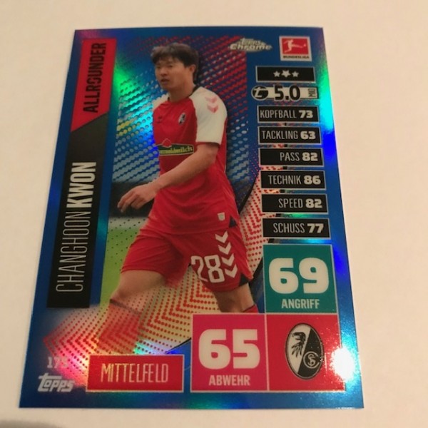 Match Attax BL Chrome 20/21 - Nr. 175 ( Blau 87/150 )