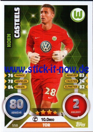 Topps Match Attax Bundesliga 16/17 Extra - Nr. 558