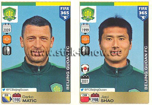 Panini FIFA 365 Sticker - Nr. 262 - 266