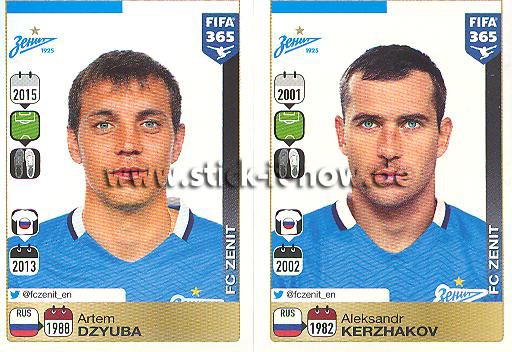 Panini FIFA 365 Sticker - Nr. 759 - 760