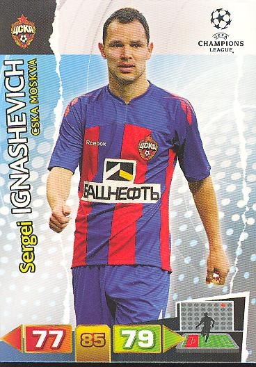 Sergei Ignashevich - Panini Adrenalyn XL CL 11/12 - CSKA Moskau