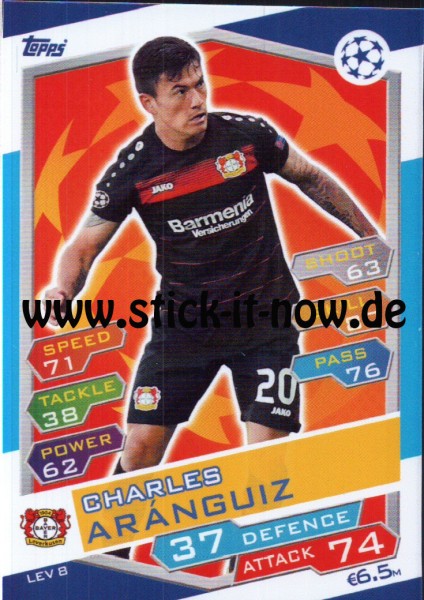 Match Attax Champions League 16/17 - Nr. LEV 8