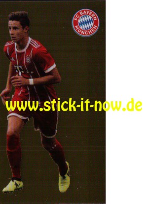 FC Bayern München 17/18 - Sticker - Nr. 74 (Gold-Glitzer)